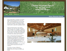 Tablet Screenshot of ohanamountainranch.com